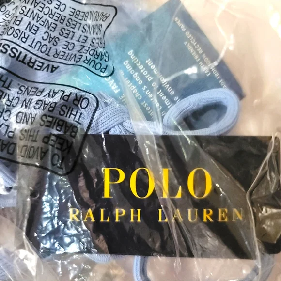 Women’s Swim bikini Polo Ralph Lauren Blue Bikini Top Size small NWT - Picture 6 of 7